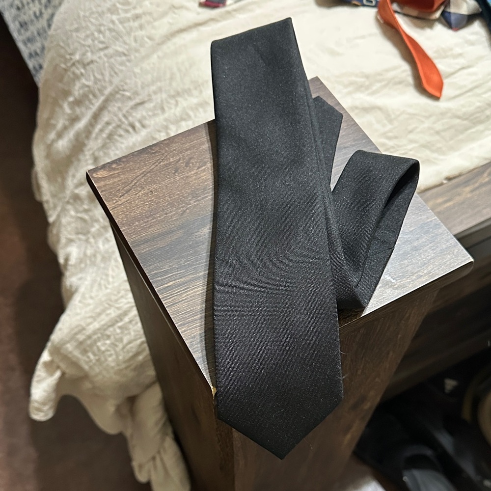 Classic Black Necktie